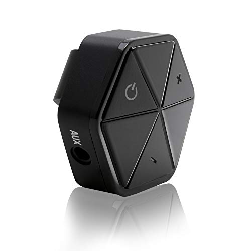Clip Bluetooth Receiver, Bluetooth Audio Adapter, Wireless Audio Bluetooth Receiver V4.1 for Hands-Free