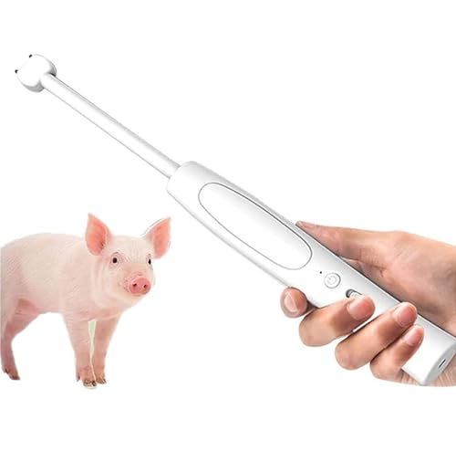 Prod Eléctrico para Ganad,Palo Eléctrico para Conducir Cerdos,Palo De Seguridad para Ganado Animal,Controlador De Cerdo para Vaca,Empujador Recargable para Ganado,Cabras Y Perro Grande 52.6CM