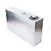 17 Gallon Aluminum Race Drift Fuel Cell Tank with Level Sender Caps (Silver)