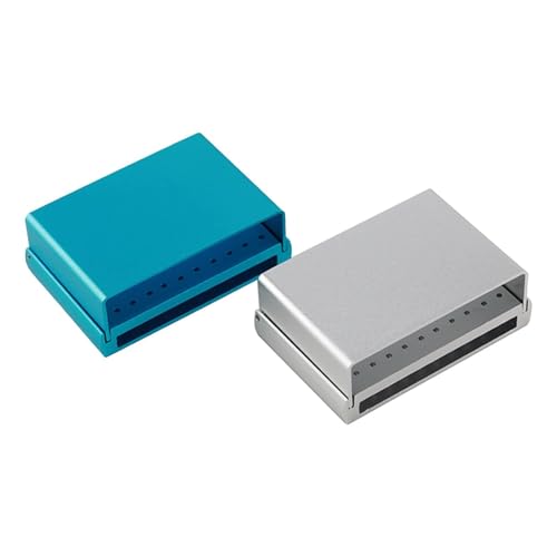 CHAKAE - CHAKAE Porte-Fraise Dentaire à 58 Trous, boîte de désinfection à Autoclave, Brosse de Polissage Portable, Bloc de Tasse, Bloc de Fraise Dentaire pour Fraise à Aiguille