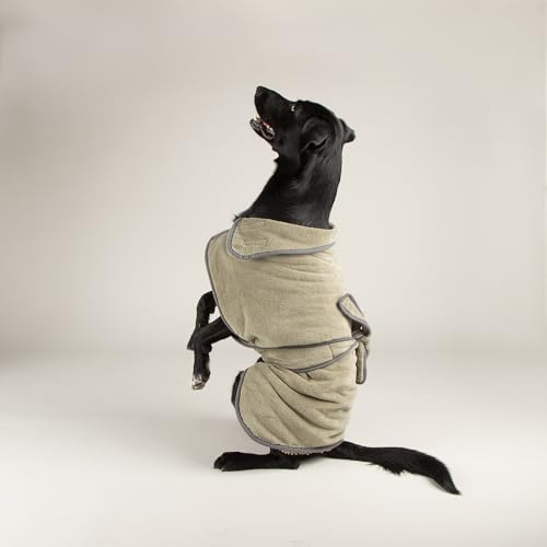 Scruffs Expedition Deluxe Drying Robe for Dogs (M), Green - Image 2