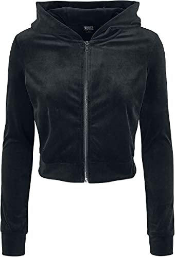 Urban Classics Sweat à Capuche pour Femme, Noir, XS