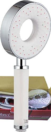 Donut Shower White Creame with 1.5 mtr Shower Tube & Hook
