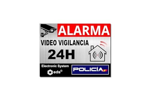 Pegatinas Alarma Videovigilancia 24H – Estilo...