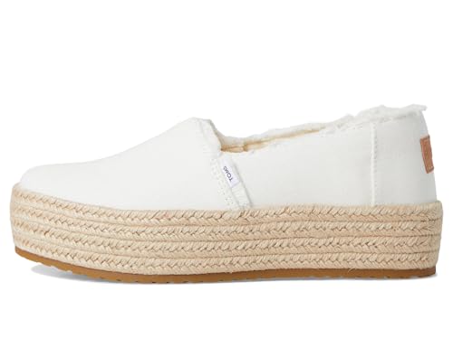 Image of TOMS Women's Valencia Platform Espadrille, Textile Upper, OrthoLite Insole
