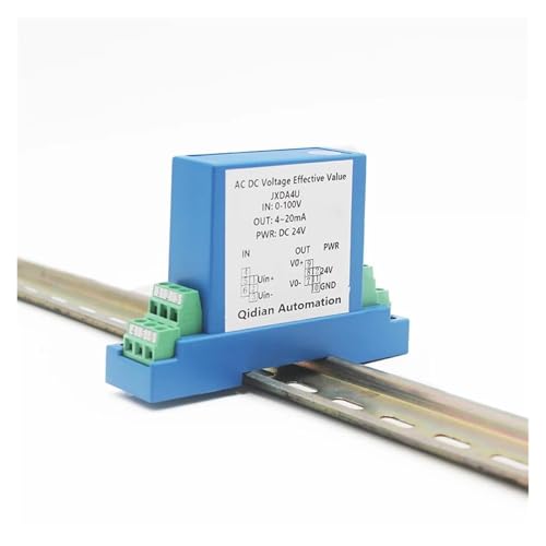 Sensor de voltaje analógico AC/DC 0-50V con salida de 4-20 mA y alimentación DC12V 5