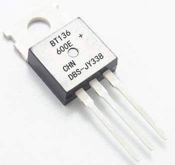 SOOTRA BT136 Triac -600E 600V 4Amp High Switching Speed Silicon TRACK Transistor pack of (1) (B0BRNV3KSD) Amazon Price History, Amazon Price Tracker