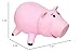 Jingyumaoyi Cute Piggy Bank Pink Plastic Piggy Bank Children's Birthday Present Toy for Boys Girls Birthdays Home Decoration