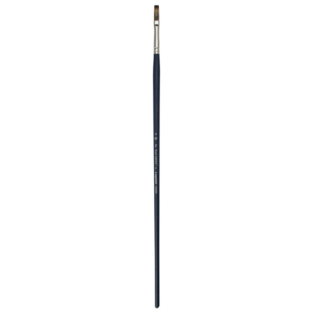 Royal Sabletek Long Handle Flat 8 - Artist Paint Brush - L95590-8 - Single by Nowells