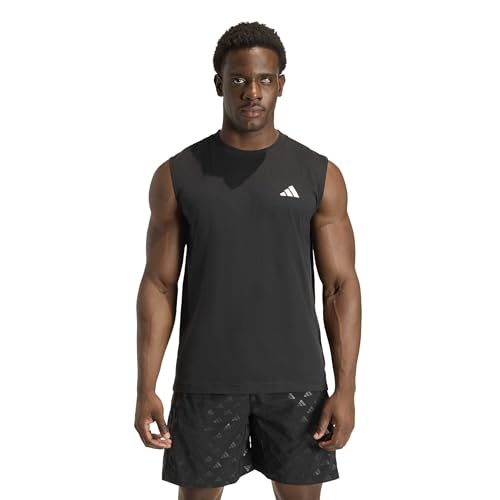 adidas(アディダス) ノースリーブ TシャツWO-ES FR スリーブレス T LOG28メンズ