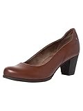 H-Weite Jana Damen Pumps 8-8-22462-29 305 H-Weite Größe: 38 EU Freizeit Business Schuhe elegant mit Block Absatz Nachhaltigkeit H-Weite