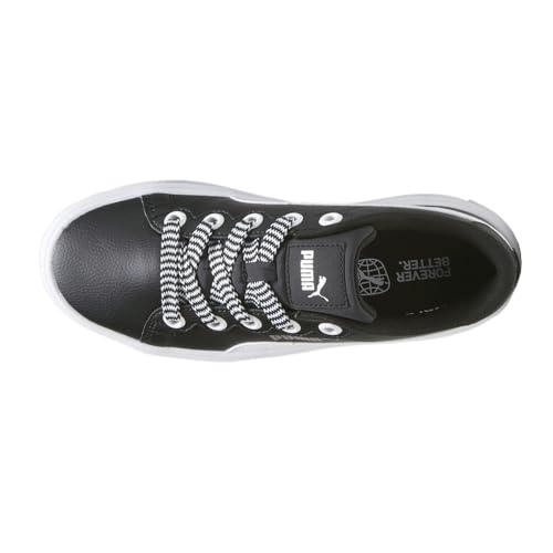 PUMA Womens Smash Platform V3 Thick Laces Up Platform Sneakers Shoes Casual - Black4