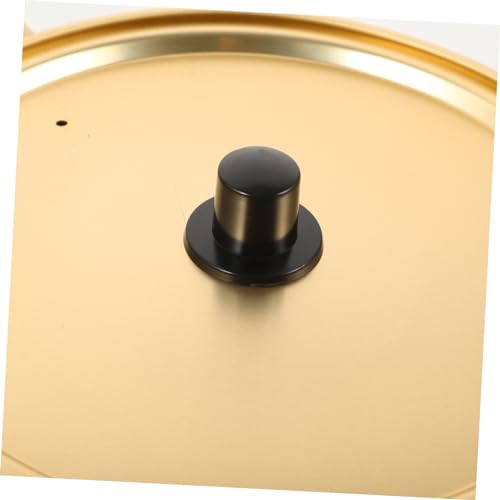 Korean Ramen Cooking Pot - 18cm Aluminium Noodle Cooker with Lid & Handles for Efficient Kitchen Use - Image 3