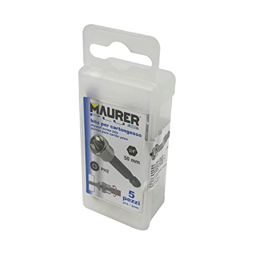 MAURER Destorpuntas Maurer Pladur Phillips Nº 2 Estuche de 5 piezas 50 mm.