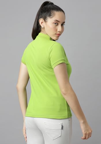 Image of Wear Your Opinion Womens Polo Collar Neck T-Shirt Top (Design: Solid)