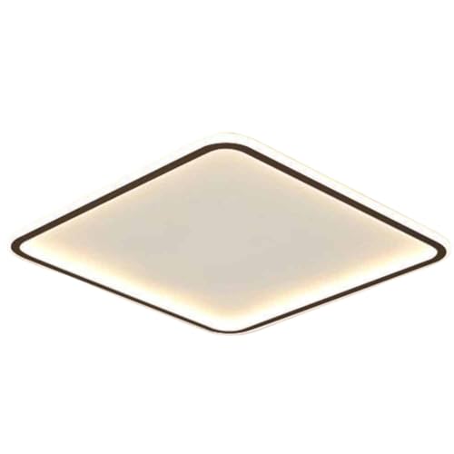 Luminaires pour le bureau de la maison plafonnier plat 6000k au design carré en métal