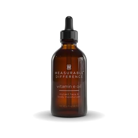 Measurable Difference Vitamin E Oil Instant Face & Body Moisturizer, 4 oz - Soothe, Soften & Revitalize Aging Skin of All Types Cover