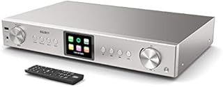 Internet Radio with DAB, DAB+ and FM | Spotify, Bluetooth Connectivity, Remote, AUX and USB Inputs | Majority Fitzwilliam 2 Internet & Digital Radio | WiFi, Full Colour Display, 90 Pre-sets | Silver