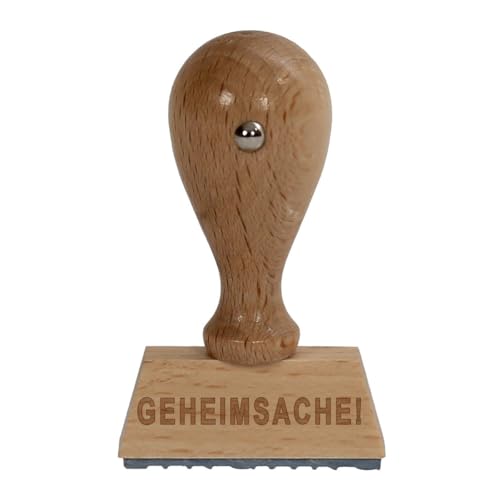 Bütic Spaß Holzstempel V1 / Fun-Stempel HS4010 mit Beschriftung...