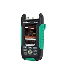 ProsKit Tool Solutions MT-7612 Multi-Function Optical Time Domain Reflectometer Power Meter/OTDR/VFL 3.2" Large Color LCD 0.180KM Measuring Distance 3M Dead ZoneMT-7612