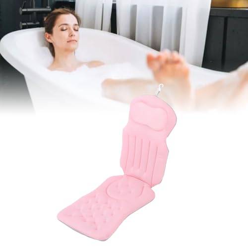 Plyisty Poduszka do Kąpieli Pełne Ciało z Siatki 4D, Ergonomiczny Wkład