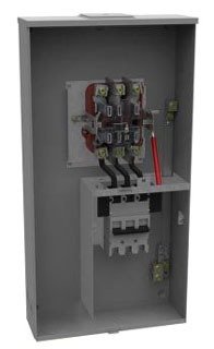 Milbank U5750-RXL-200-BL 1 Phase Ringless Meter Socket With Lever Bypass 7 Jaw 1 Position 200 Amp