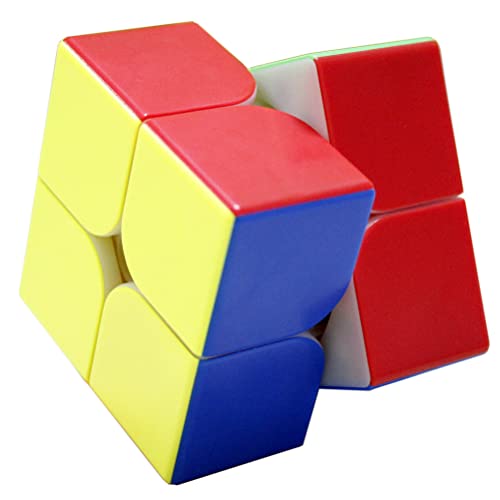 Oostifun OJIN MoYu MoFang JiaoShi RS2M V2 Enhanced Version 2x2x2 Cube Cubing Classroom RS2M V2 2x2 MFRS2 M Cubo Puzzle con un cubo treppiede e una borsa cubo (Multi Colore)