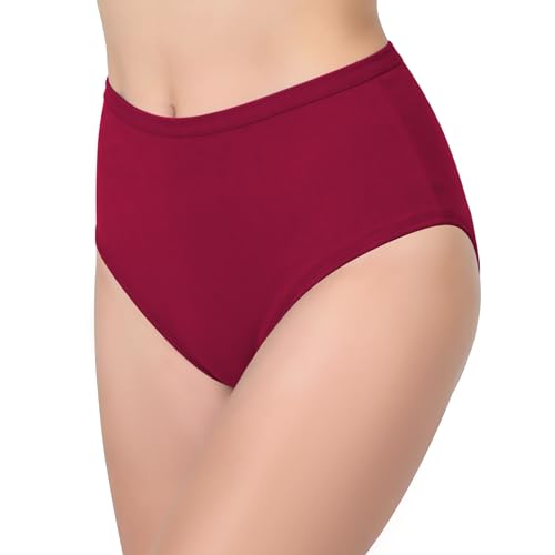 Image of AIRCUTE Washable Urinary Incontinence Protective Underwear for Women Leak Proof Absorbent Reusable Panties 60ML 1 Pack (Rose Red, X-Large)