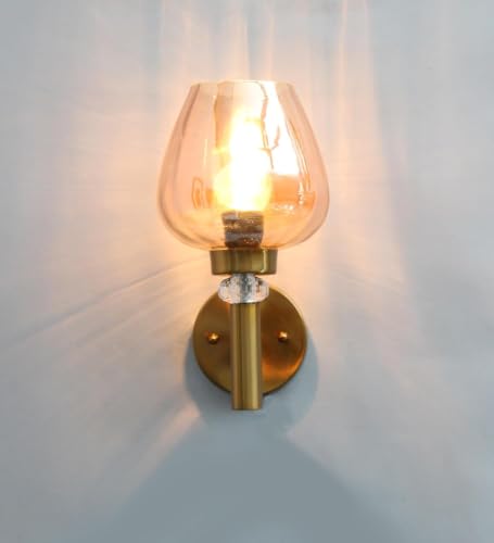 Image of Modern 281 WL Brass Finish Wall Light for Living Room, Modern Wall Lamps for Bedroom, Wall Lights for Home Decoration, Bedside Wall Lamp Scone for resturant /Cafe