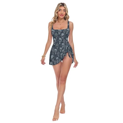 Robe de bain une pièce détachable femme amincissante rose
