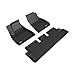 3D MAXpider Custom Fit Kagu Floor Mat (Black) for 2020-2023 Tesla Model 3 - 1ST Row 2ND Row