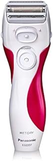 Panasonic Electric Shaver for Women, Cordless 3 Blade Razor, Pop-Up Trimmer, Close Curves, Wet Dry Operation, Independent Floating Heads - ES2207P