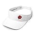RIVEMUG Golf Clover Sun Visor | Red Embroidery Adjustable Sports, Running, Tennis, Golf Hat for Men & Women