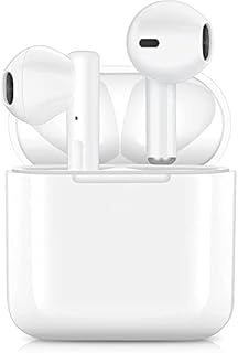 Wireless Headphones, Wireless Earbuds Bluetooth 5.0 Headphones 3D HiFi Stereo Headphones Noise Cancellation in-Ear Built-in Mic with Charging Case, Earphones for iPhone/Samsung/Google/Android/iOS