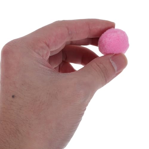 Pompones de Colores Resistentes a la Deformación de 2,5 Cm para Decoración 4