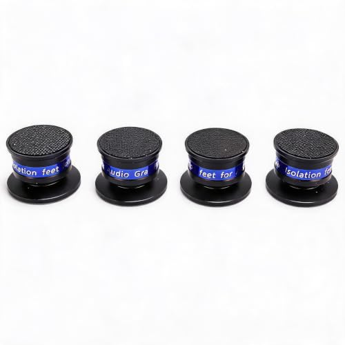 Puntas de desacoplo de 45x33mm para aislamiento acústico y control de vibraciones en amplificador