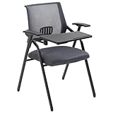 Chaise avec bureau intégré : le cadre esthétique unique est fabriqué en métal, créant une structure robuste qui offre un meilleur confort.
