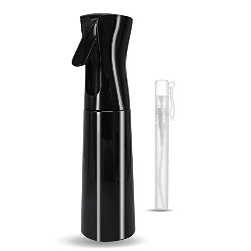 DIKOO Fine Mist Spray Bottles, Water Bottle Sprayer Empty Plastic Refillable Salon Stylist Mister Containers for Curly Hair, Hairdressing, Cleaning, Garden, Skin Care, Ironing, Plants Watering