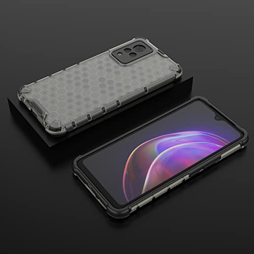 Image of Glasgow Back Case Cover Compatible with Vivo V21 4G / 5G (Stylish Design) - Black