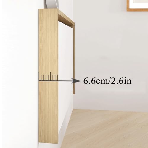 Table à manger murale pliable pour optimiser l'espace des petits appartements
