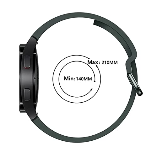 Bracelet 20mm Galaxy Watch 4 silicone souple pour le sport et quotidien