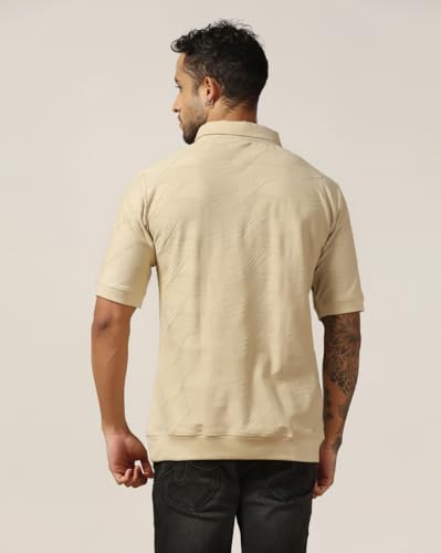 Image of Leriya Fashion Mens t Shirt | Textured t Shirts for Men| Oversized t-Shirt for Men