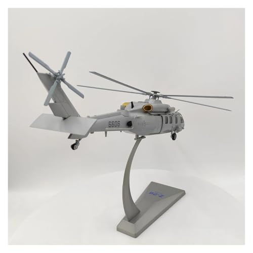 Aviones modelo a pequeña escala 1/72 para China Z-20 6606 de aleación militar 2