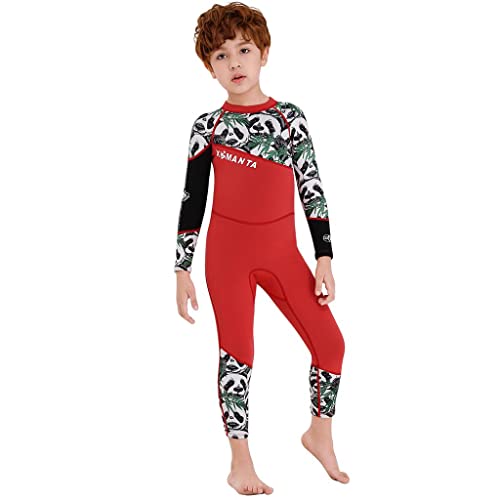 Fancyes Kids Diving Suit 2.5 Swimsuit Sleeve Jumpsuit for Swiing