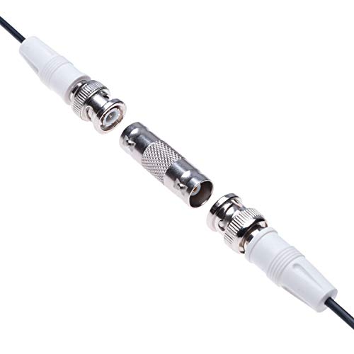 Acoplador BNC Conector Hembra a Hembra Adaptador para Cámara CCTV Video SDI/BNC Cable Coaxial Extensión de Enchufe Doble Extremo