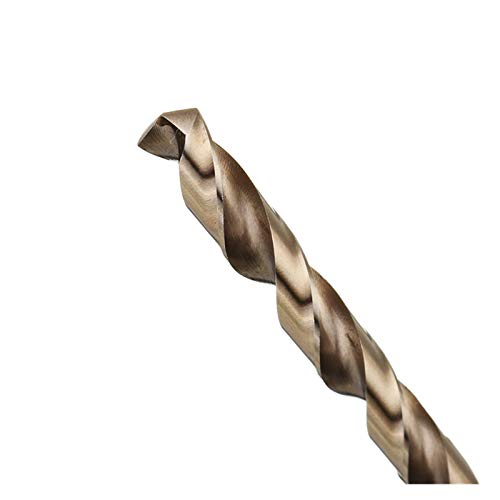 Hardware Milling Cutter HSS-Co M35 Cobalt High Hardness Straight Shank Twist Drill Power Tool Accessories Metal Stainless Steel Special Drill (Color : 25Pcs with Box)