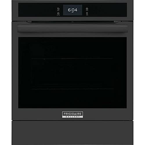Image of Frigidaire GCWS2438A Gallery 24 Inch Wide 2.8 Cu. Ft. Single Electric Wall Oven with Air Fry and Steam Cooking - Black