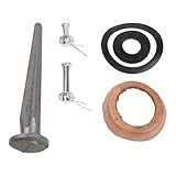 NEIQIUWING Bomba manual tipo 75, pistón, válvula de aspiración nasal, manguito de cuero y junta