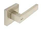 FPL 9807-BK-15 Cosmopolitan Privacy Lever Set in Satin Nickel