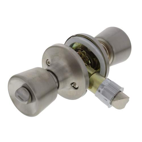Ultra Security 84261 Mobile Home Tulip Knob Door Lock Entry Set With Keys, Stainless Steel, Kd/Kw1 (1) #TOP3